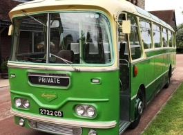 1961 single deck bus for weddings in Chichester